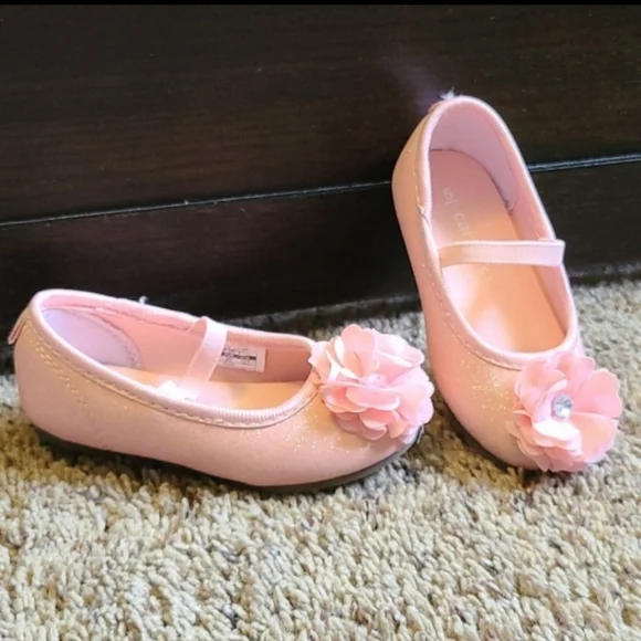 NWOT Carters Pink Flats - Picture 1 of 2